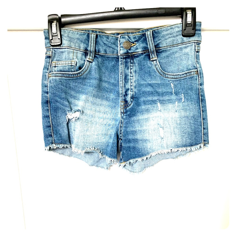 Treasure Bond cut off jean shorts